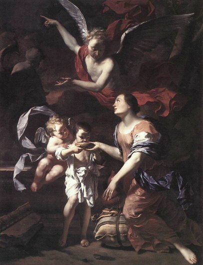 The Angel with Ishmael and Hagar